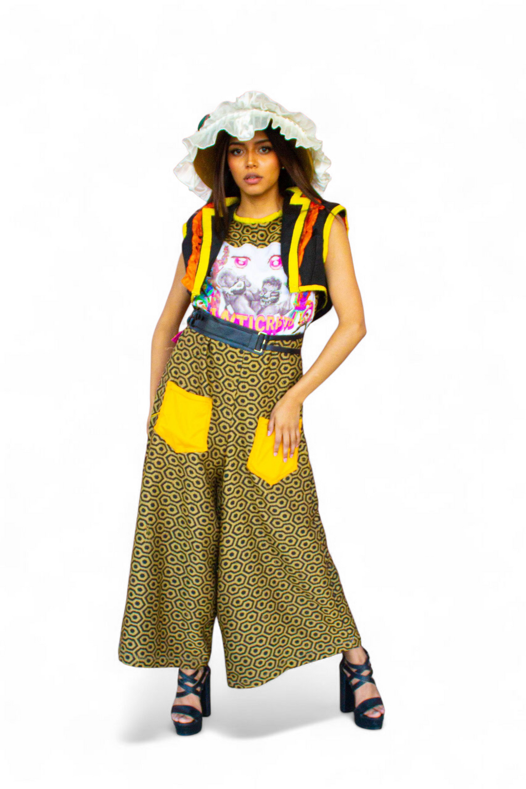 Jumpsuit de Tela de Grecas