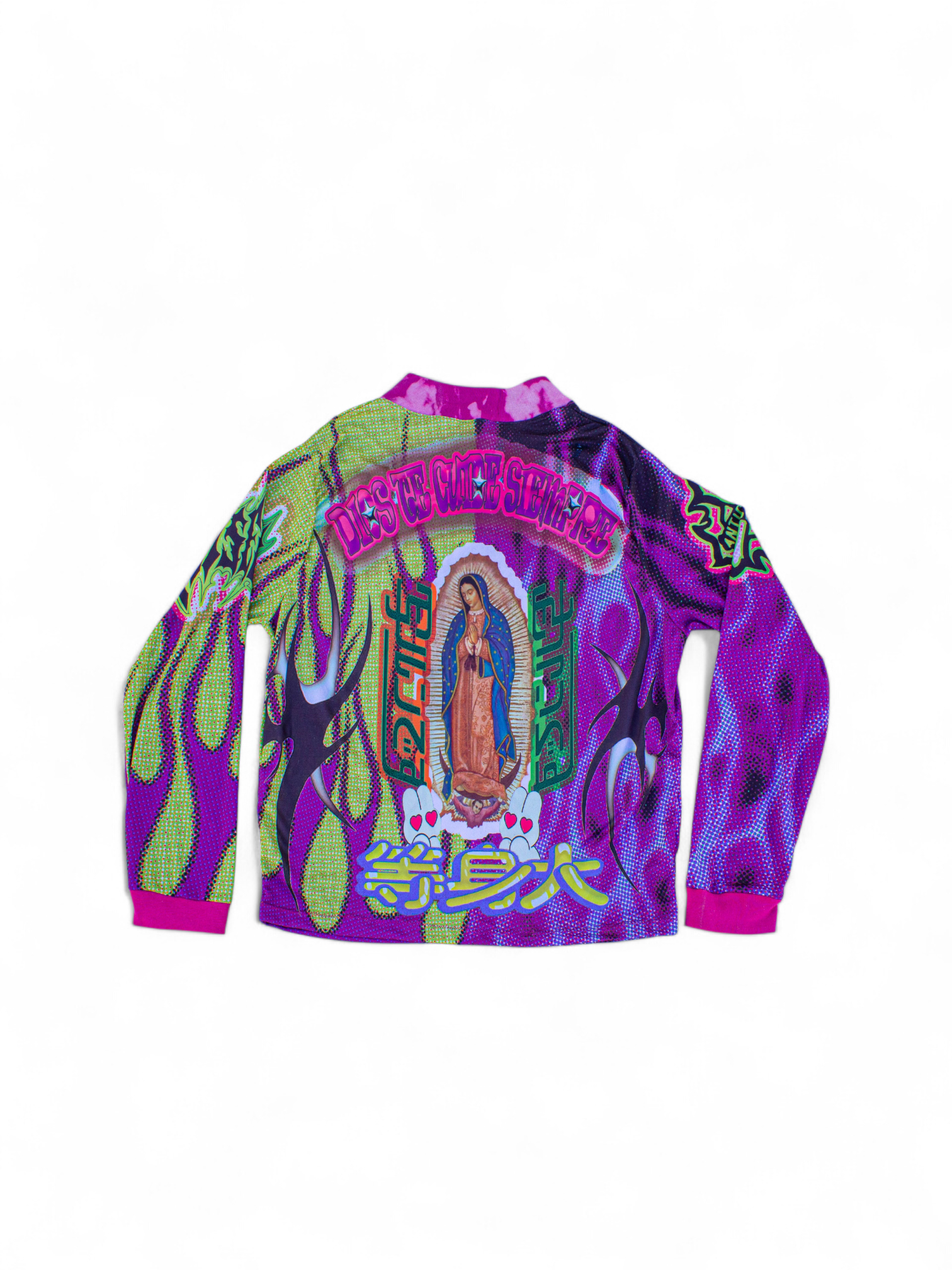 Playera Mugiwara Morada/Verde