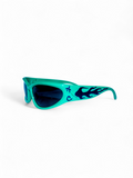 Fashion Wrap Around Cyber Y2K Sunglasses