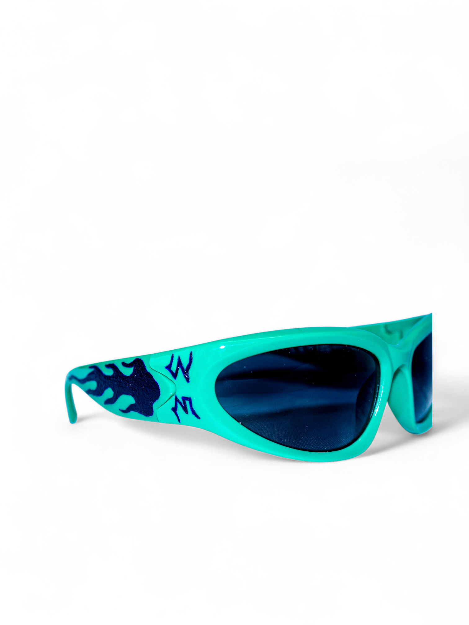 Fashion Wrap Around Cyber Y2K Sunglasses